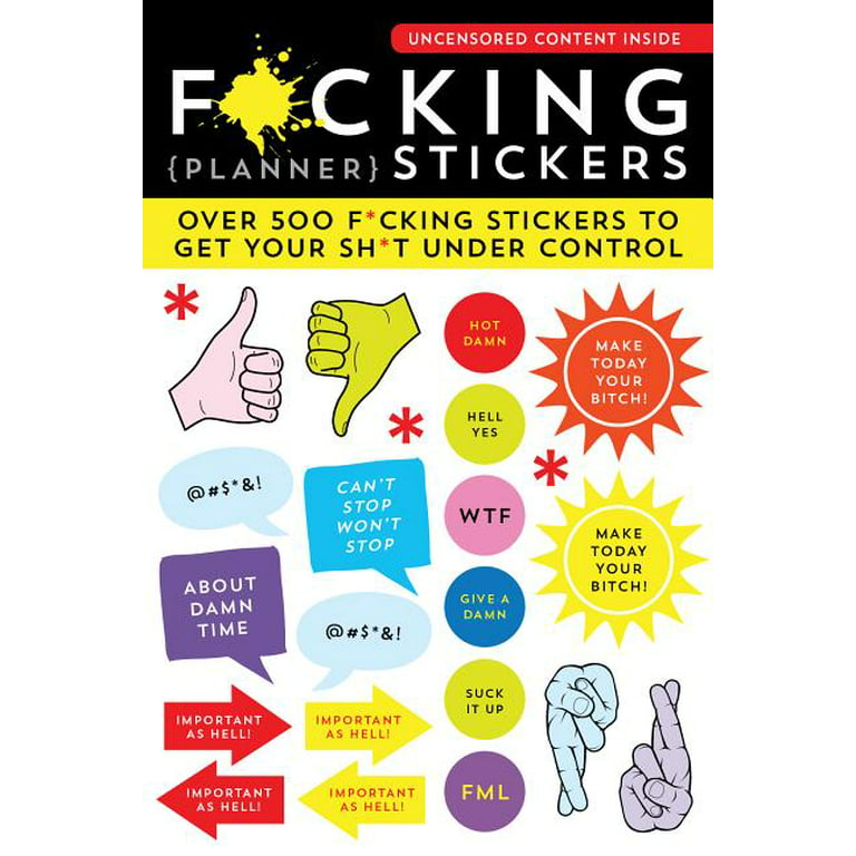 Sarcastic Productivity Planner Stickers - Funny To Do Planner Stickers