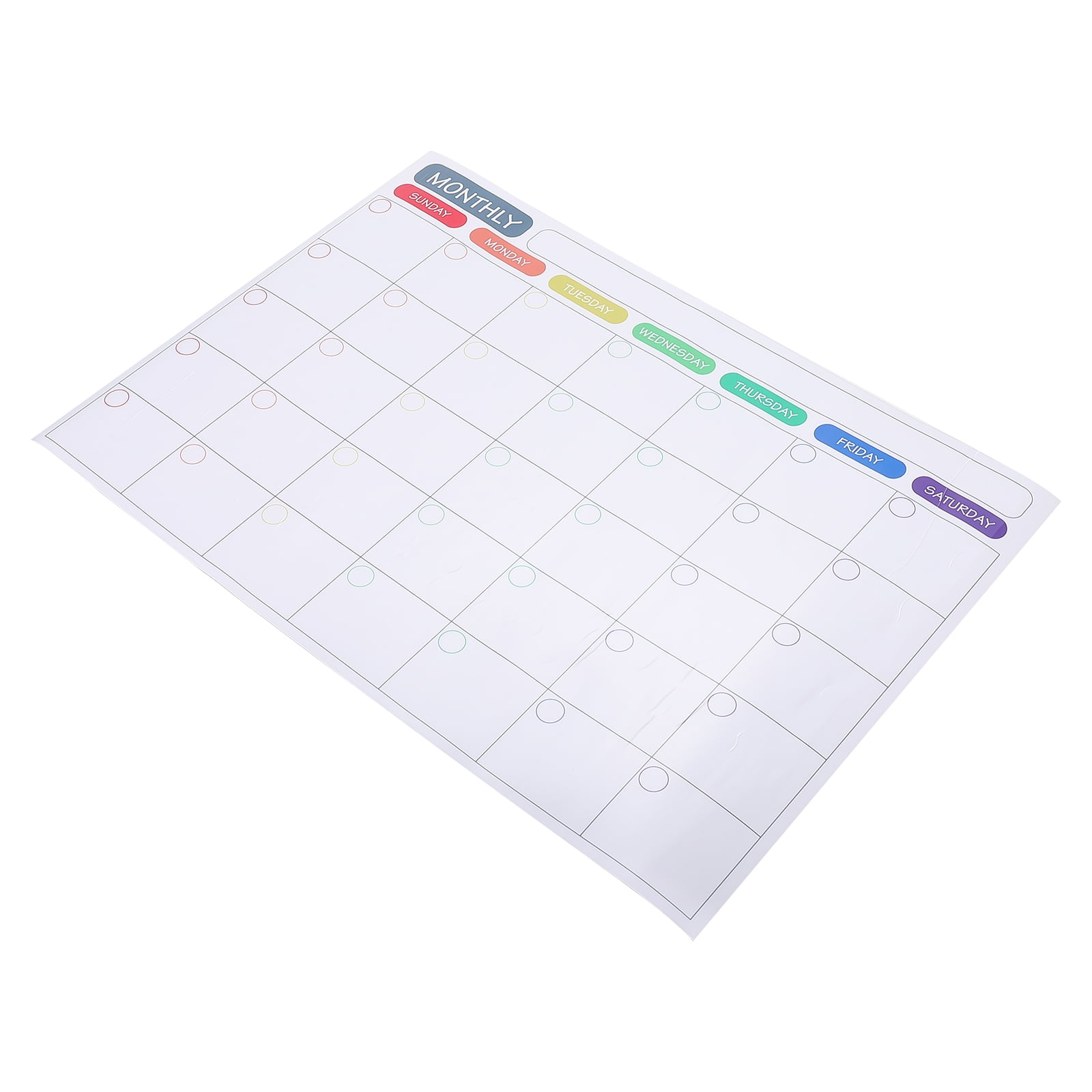 Calendars Practical Fridge Calendar Dry Erase Magnetic Magnetic ...