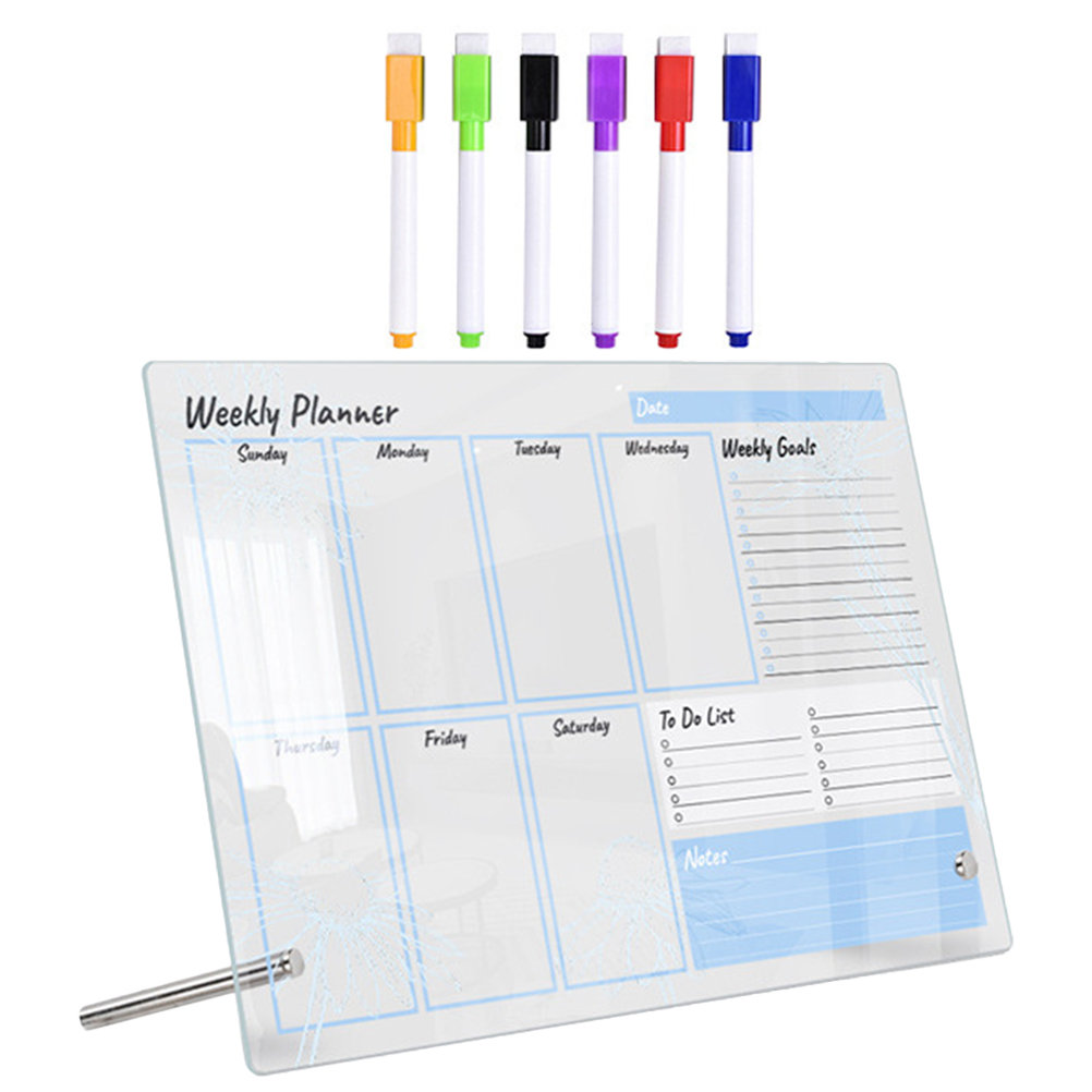 Calendars Refrigerator Board for Memo Erasable Note Decorative Dry Erase Office