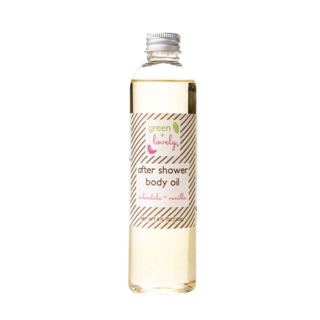 Calendula Vanilla Body Oil, Natural After Shower Dry Moisturizer 8 fl oz