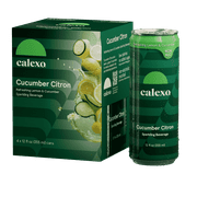 Calexo Cucumber Citron Non-Alcoholic Cocktail, 4 Pack, 12 fl oz