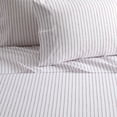 thumbnail image 1 of Caley 3 or 4 Piece Sheet Set Solid White With Dot Striped Pattern Print Design, 1 of 10