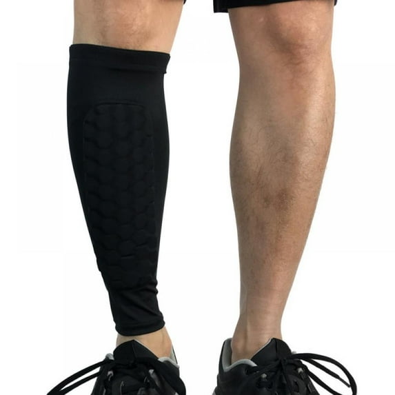 Calf Brace Compression Sleeves - Elastic Support Socks for Pain Relief, Strain, Sprain, Shin Splints, Muscle Tear, Cramps, Running, Basketball, Football, Soccer, Men, Women