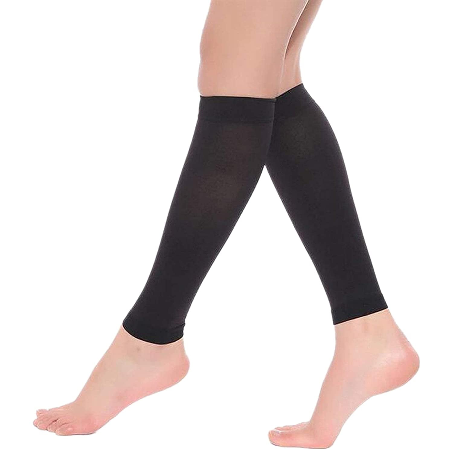 Calf Compression Sleeve for Men & Women, 1 Pair, Footless Compression ...