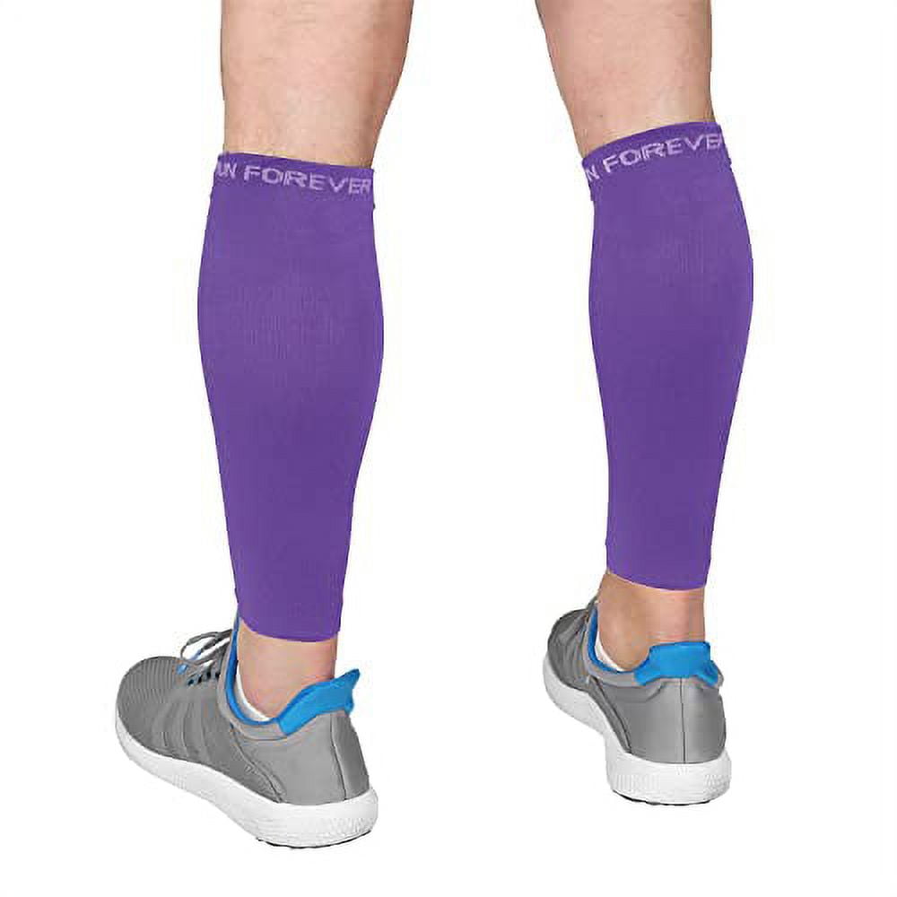 Calf Compression Sleeves For Men And Women - Leg Compression Sleeve -  Footless Compression Socks for Runners, Shin Splints, Varicose Vein & Calf  Pain