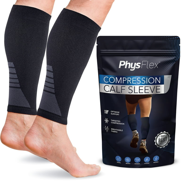 Calf Compression Sleeves for Men and Women - Footless Compression 