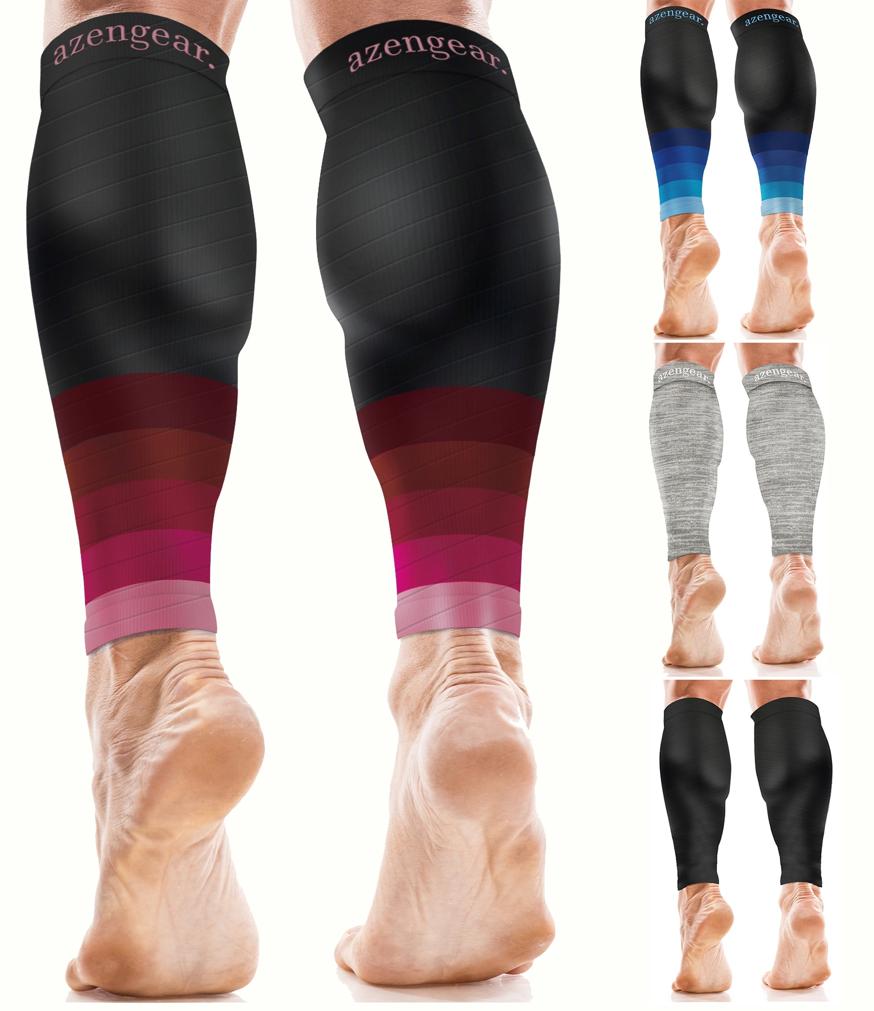 LANGOV Calf Compression Sleeve (Pair) for Men & Women –Leg Calf Support for  SHIN SPLINTS, VARICOSE Veins, Pain Relief - Great for Nurses, Running