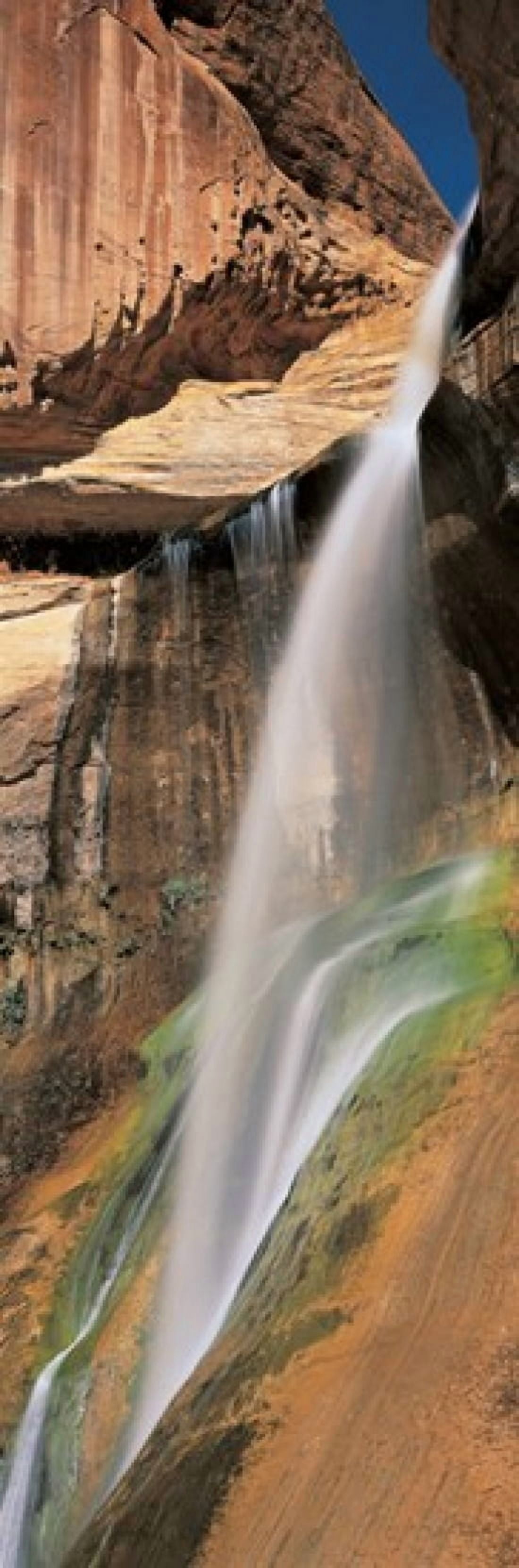 Calf Creek Falls UT USA Canvas Art - Panoramic Images (18 x 6)