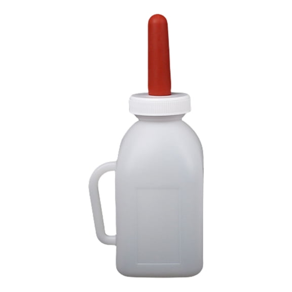 Calf Feeding Bottle with Nipple and Comfortable Grip Calf Feeders 1-5L Large Capacity Easy Feeding