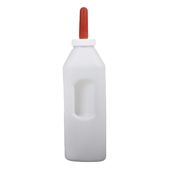 Calf Feeding Bottle with Nipple and Comfortable Grip Calf Feeders 1-5L Large Capacity Easy Feeding