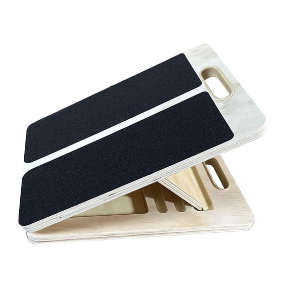 Calf Stretcher Slant Board Foot Incline Wooden Construction for Home Gym Balance Training Fitness