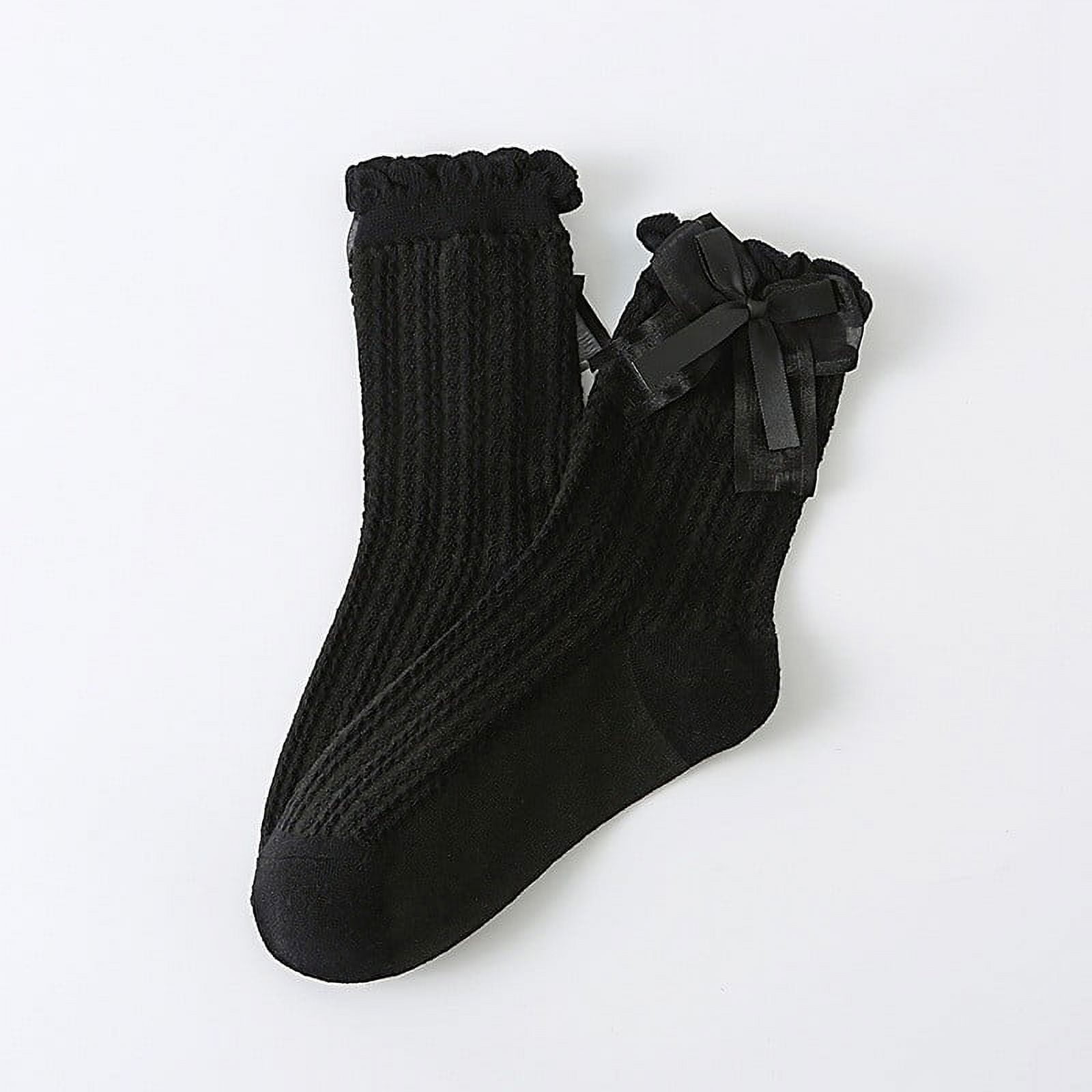 Calf Tube Socks Women Girl's Long Socks City Sock Quarter Socks