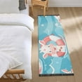 thumbnail image 1 of Calfs with Buoy in Running River Bedside Runner Rug 2'x 6' Non Slip Carpet Floor Mat Area Rug, 1 of 8