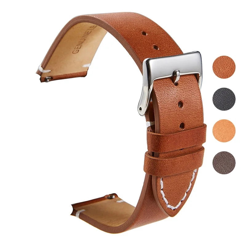 Merino Wool Fabric Quick Release Premium Italian Full Grain Leather Back Luxury Classic Watch Bands Replacement Straps For Men And Women Width 20mm 2