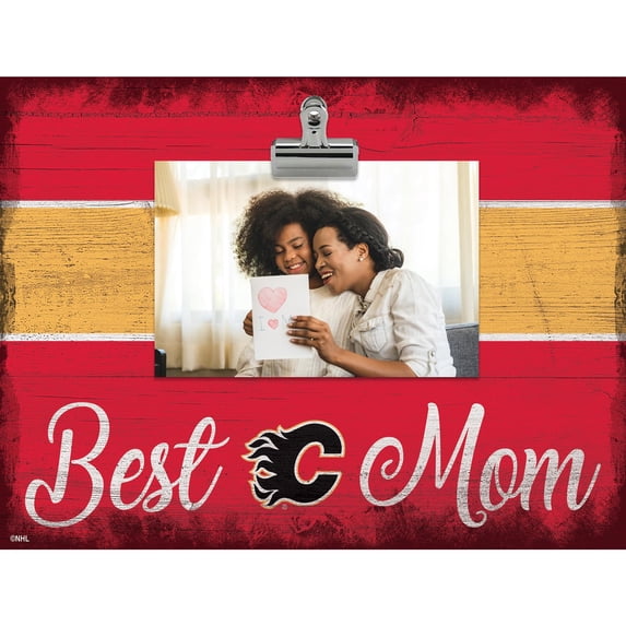 Calgary Flames 10.5'' x 8'' Best Mom Clip Frame