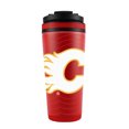 thumbnail image 1 of Calgary Flames 26oz. 4D Stainless Steel Shaker Bottle, 1 of 2