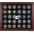 thumbnail image 1 of Calgary Flames 30-Puck Mahogany Display Case, 1 of 3