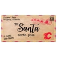 thumbnail image 1 of Calgary Flames 6'' x 12'' Letter to Santa Sign, 1 of 1