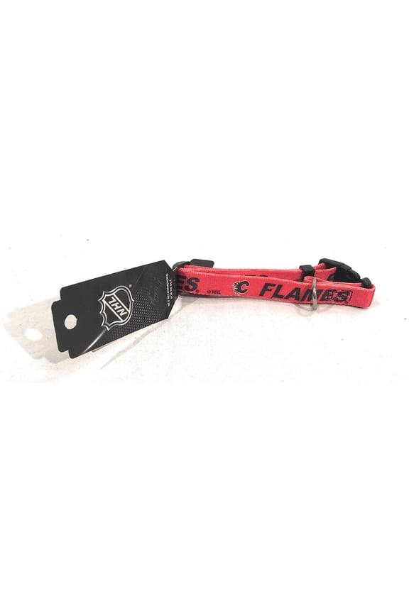 Calgary Hockey Flame's Large L Dog/Cat Pet Collar