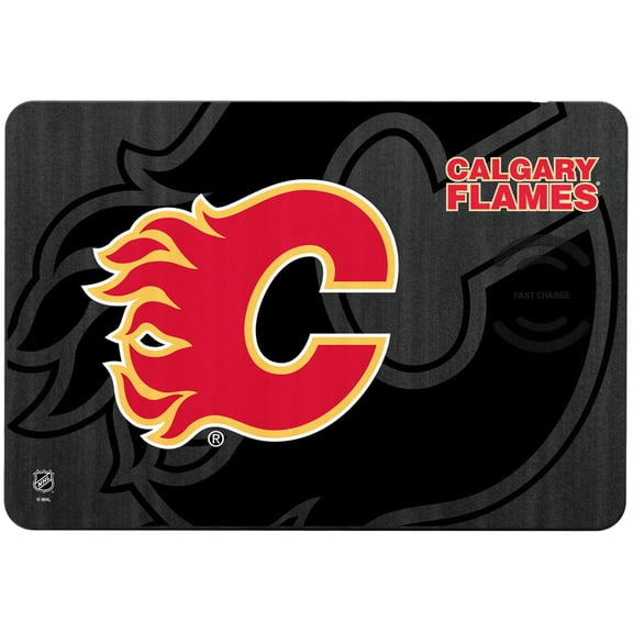 Calgary Flames Wireless Charger and Mouse Pad