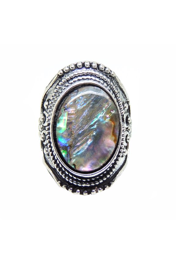 Calgary Statement Ring Womens Simulated Abalone Ginger Lyne Collection