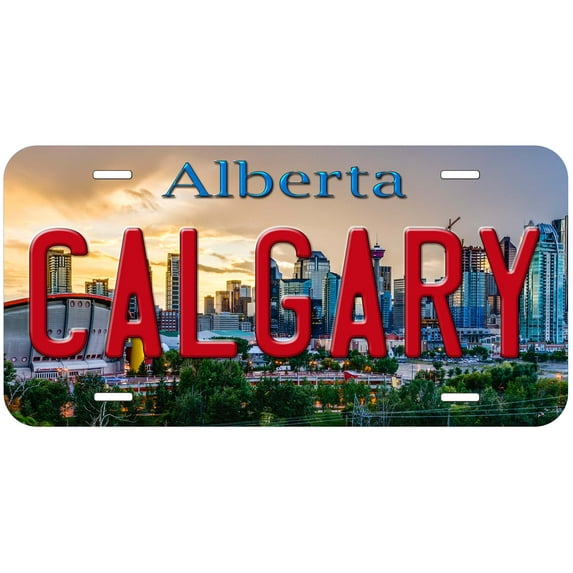 Calgary TAG01 Alberta Canada Novelty Car Auto License Plate