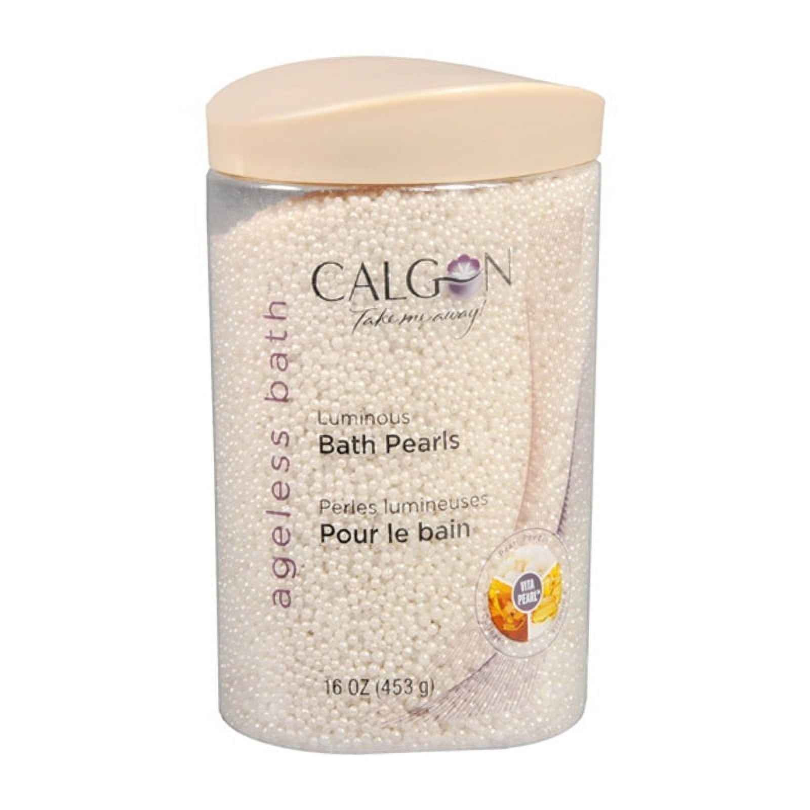 Calgon Ageless Luminous Body Bath Pearls 16 Oz, 3 Pack