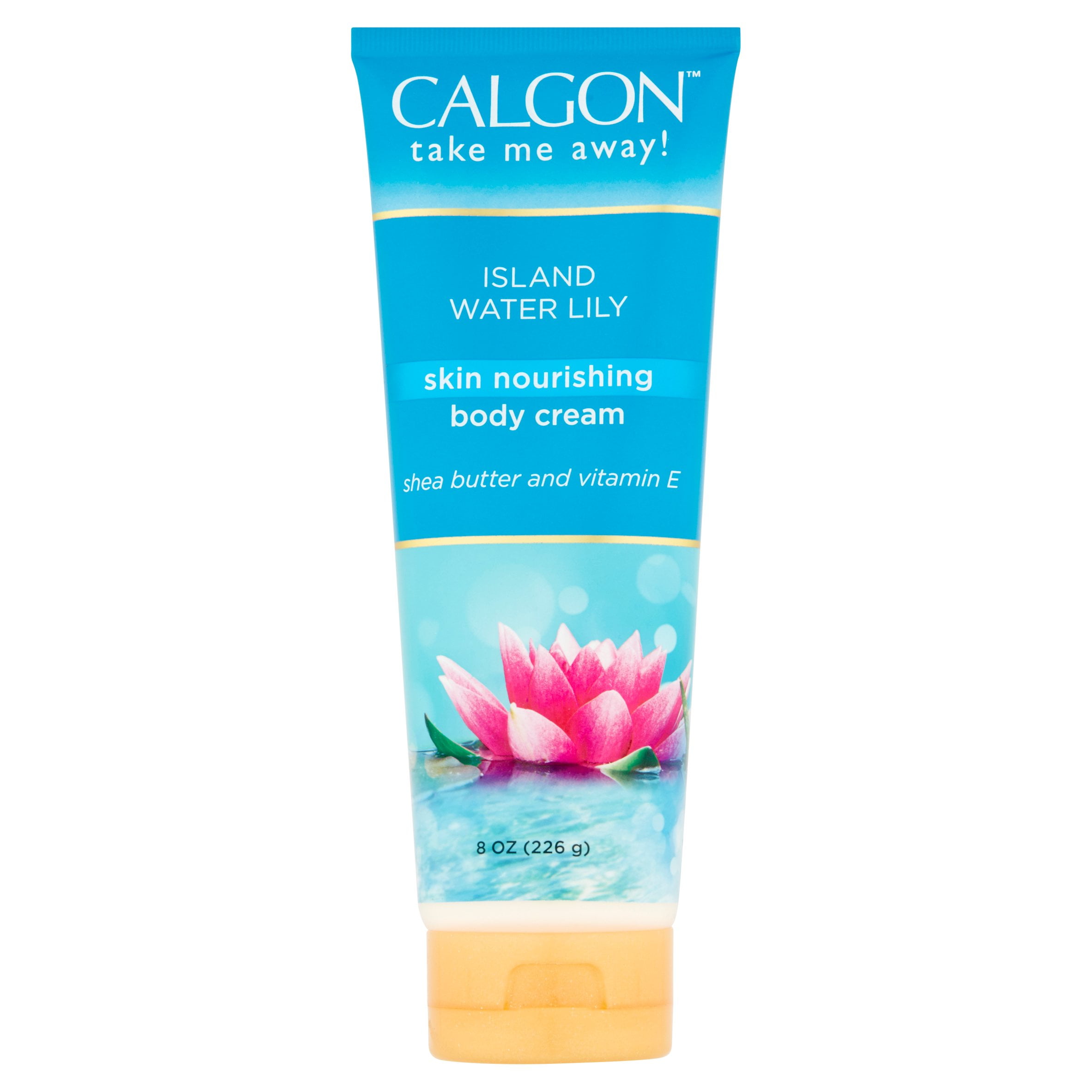 Calgon Island Water Lily Skin Nourishing Body Cream, 8 oz