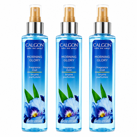 Calgon Morning Glory Fragrance Mist for Women 8 Oz (3 Pack)