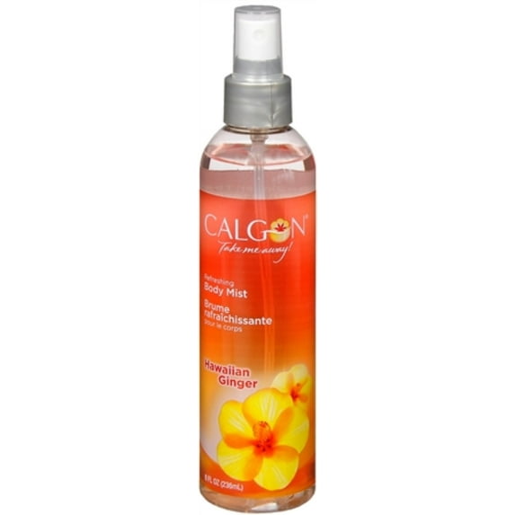 Calgon Refreshing Body Mist Hawaiian Ginger 8 oz (Pack of 6)