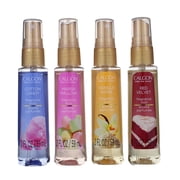 Calgon Take Me Away 4 Pc Gift Set  Refreshing Body Mist 2.0 Oz Of Cotton Candy Marsh Mallow Vanilla Swirl & Red Velvet  for Women by Calgon
