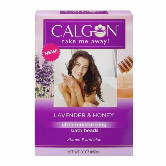 Calgon Ultra-Moisturizing Bath Beads Lavender & Honey30 oz 4 Pack