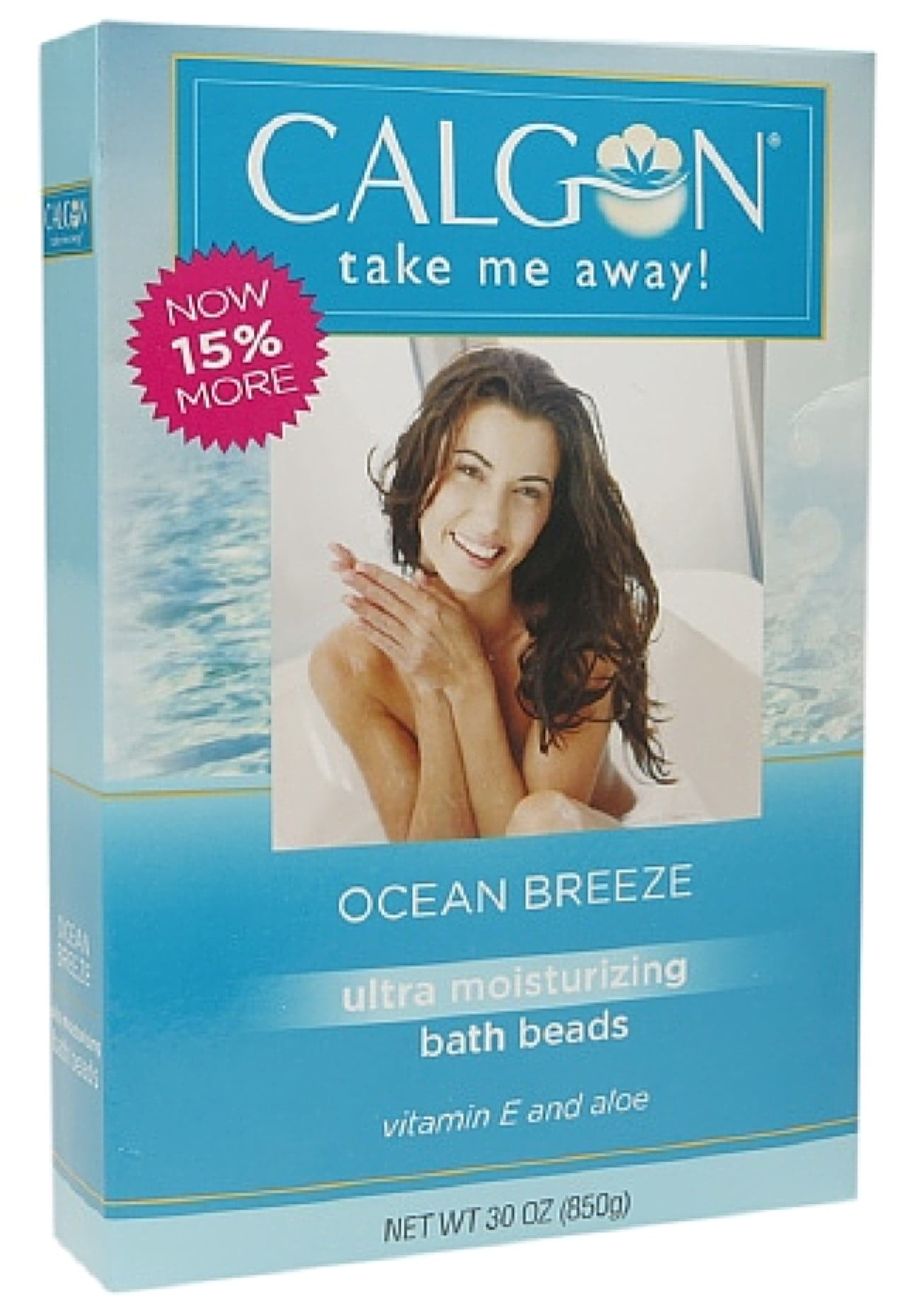Calgon Ultra-Moisturizing Bath Beads Ocean Breeze 30 Ounce Ocean