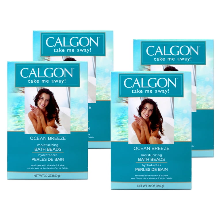 Calgon Ultra Moisturizing Bath Beads, Ocean Breeze Scent, 30 oz, - Main Image