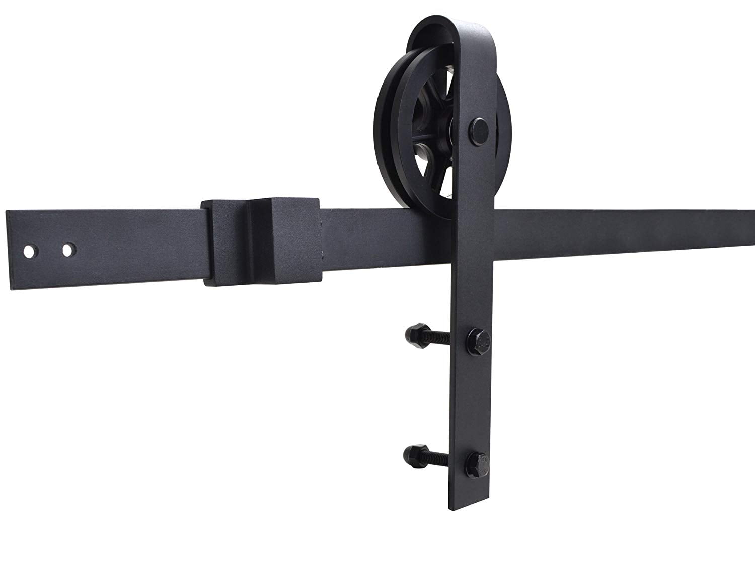 Calhome Vintage Strap Wheel Barn Door Hardware