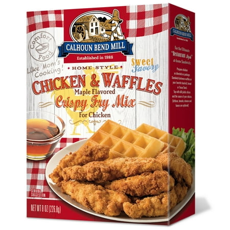 Calhoun Bend Mill Chicken & Waffles Crispy Fry Mix, 8oz Dry Mix Batter