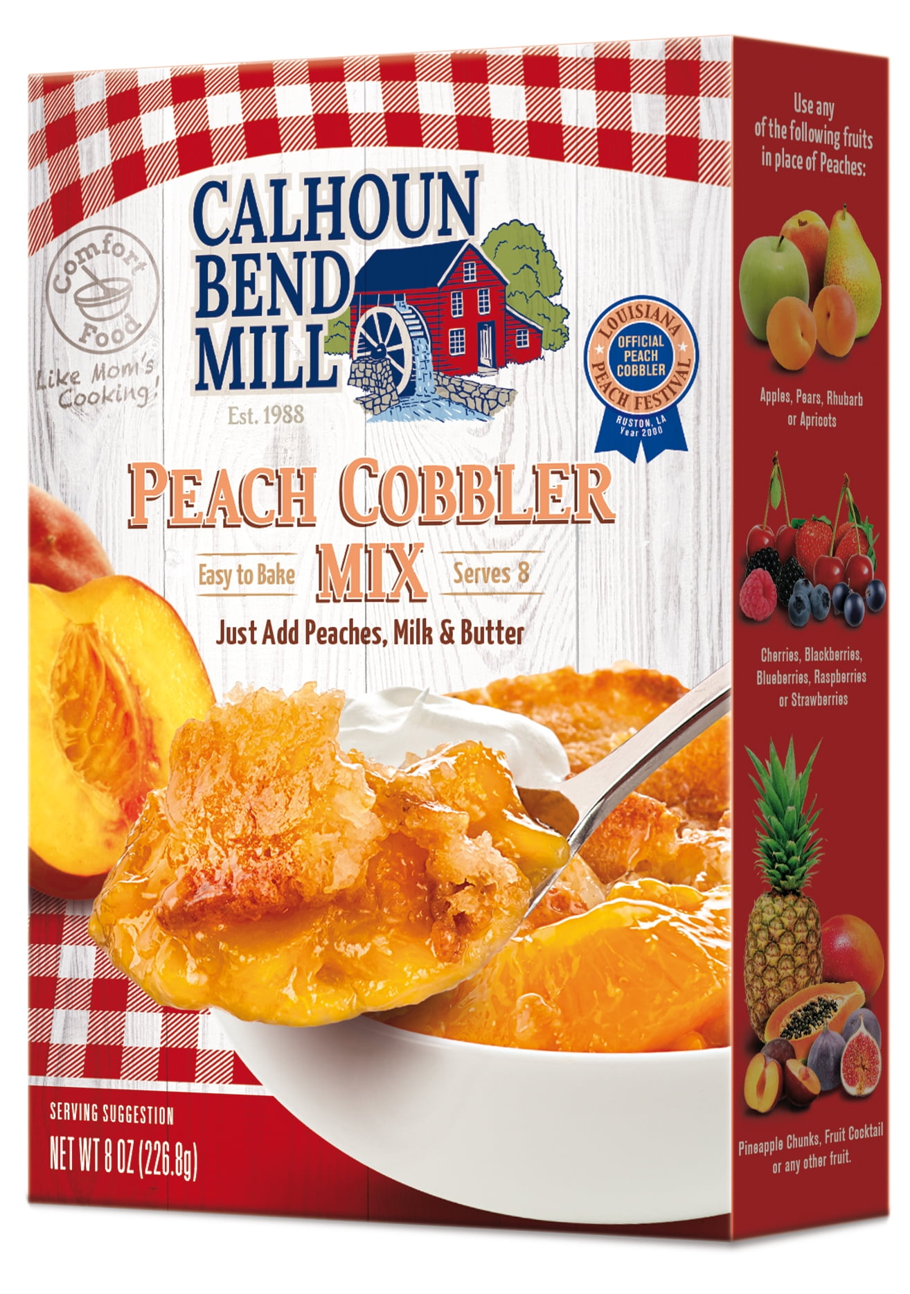 Calhoun Bend Mill Peach Cobbler Mix, 8 oz