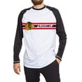 thumbnail image 1 of Calhoun Mens Officially Licensed NHL Striped Long Sleeve Rashguard (XX-Large, Chicago Blackhawks), 1 of 5
