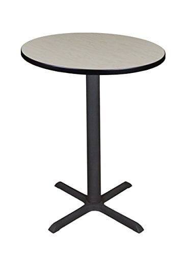 Maple 30" Round Wood Bar Height Cafe Table