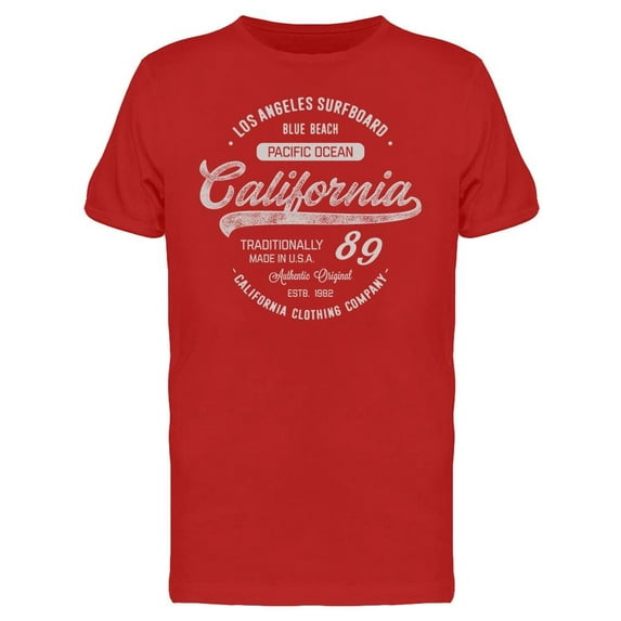 Cali 89 Style T-Shirt Men -Image by Shutterstock, Male 3X-Large