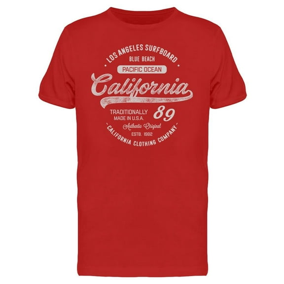 Cali 89 Style T-Shirt Men -Image by Shutterstock, Male XX-Large