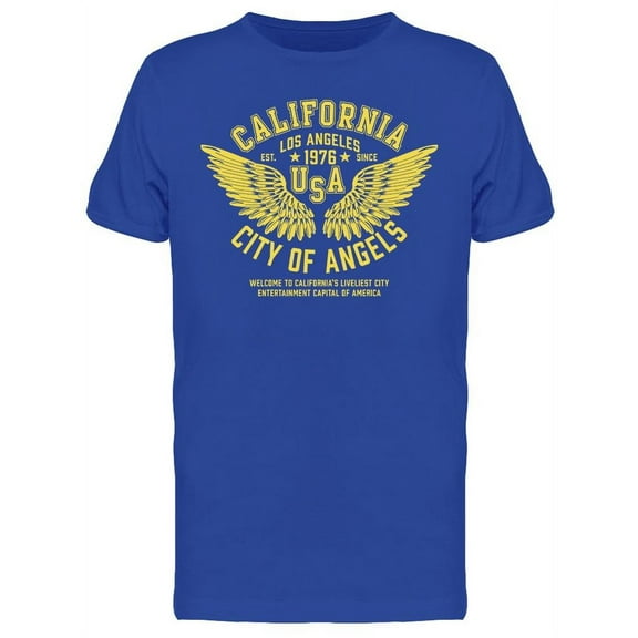 Cali City Of Angels T-Shirt Men -Image by Shutterstock, Male Small