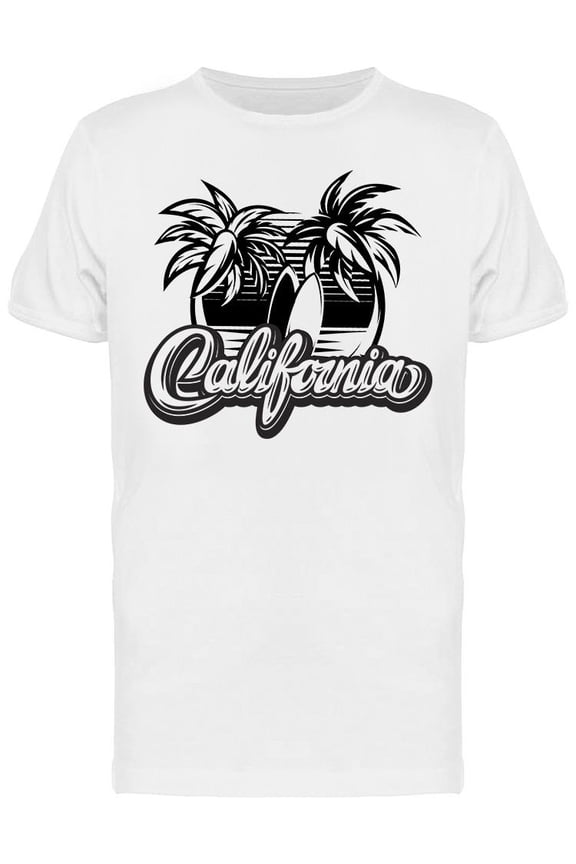 Cali Classic Sunset T-Shirt Men -Image by Shutterstock, Male Large