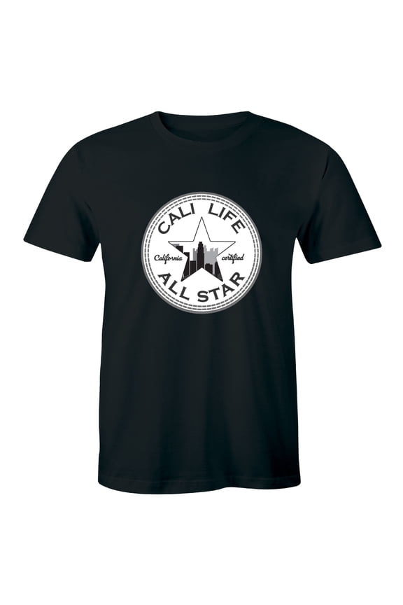 Cali Life All Star - California City Skyline Athletic Sports Men's T-Shirt