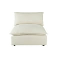 thumbnail image 1 of Cali Natural Performance Fabric Armless Chair, 1 of 4