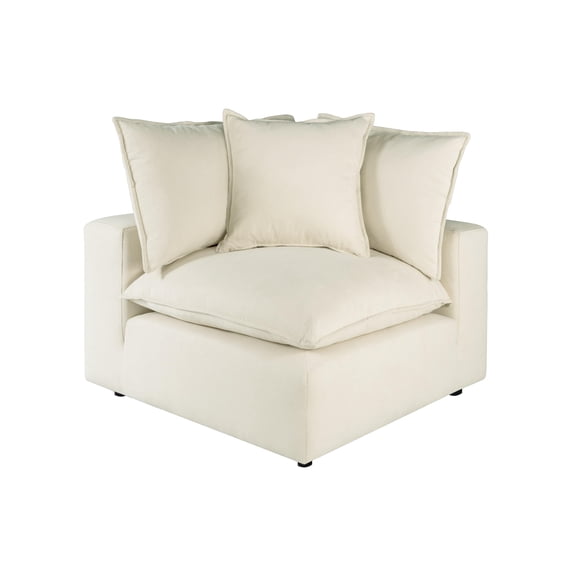 Cali Natural Performance Fabric Corner Chair