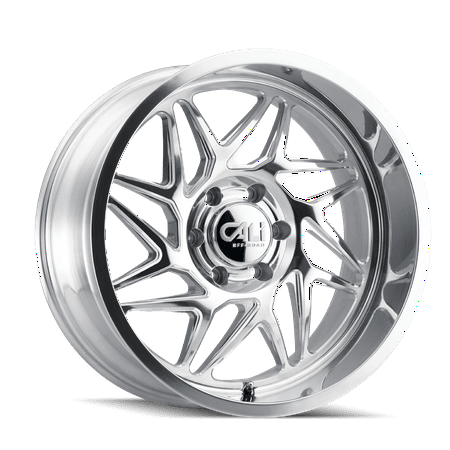 Cali Off-Road Gemini-9112 22X12 8X170 -51Et 125.2Cb Polished/Milled Spokes