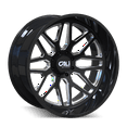 thumbnail image 1 of Cali Off-Road Invader-9115 28X12 6X139.7 -44Et 106.1Cb Gloss Black/Milled Spokes, 1 of 2