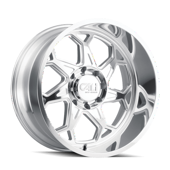 Cali Off-Road Sevenfold-9111 24X12 6X135 -51Et 87.1Cb Polished/Milled Spokes