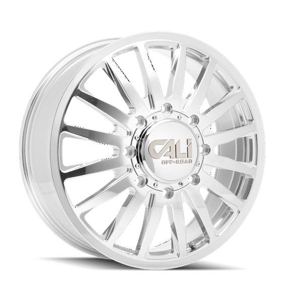 Cali Off-Road Summit Dually-9110D 22X8.25 8X165.1 115Et 121.3Cb Polished/Milled Spokes